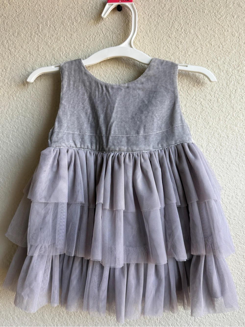 GAP Girls Lavender-Gray Layered Tulle Dress